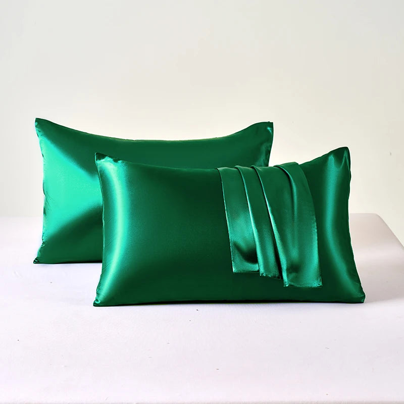 Velvetide Satin Pillowcase Pair, UK standard size – image 5