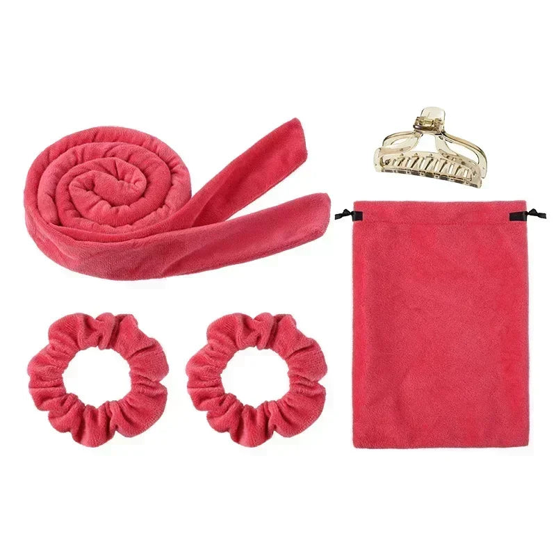 The Curl Set heatless curler by Velvetide in Red