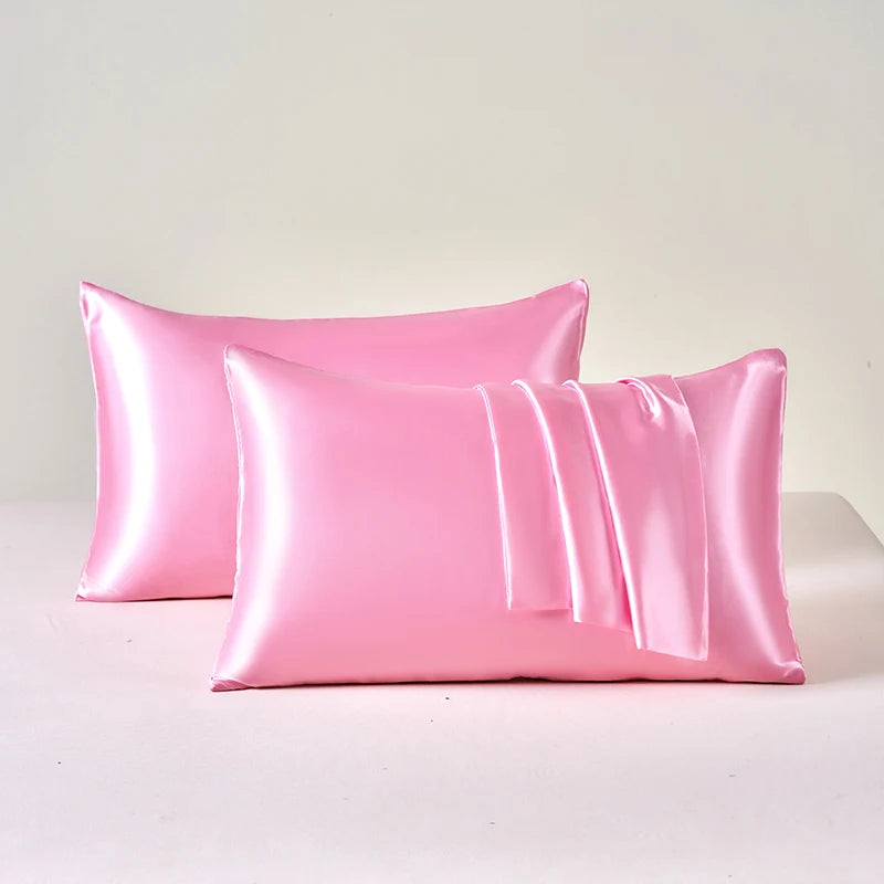 Velvetide Satin Pillowcase Pair, UK standard size – image 4