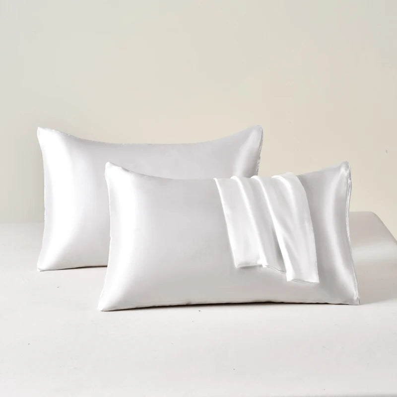 Velvetide Satin Pillowcase Pair, UK standard size – image 11