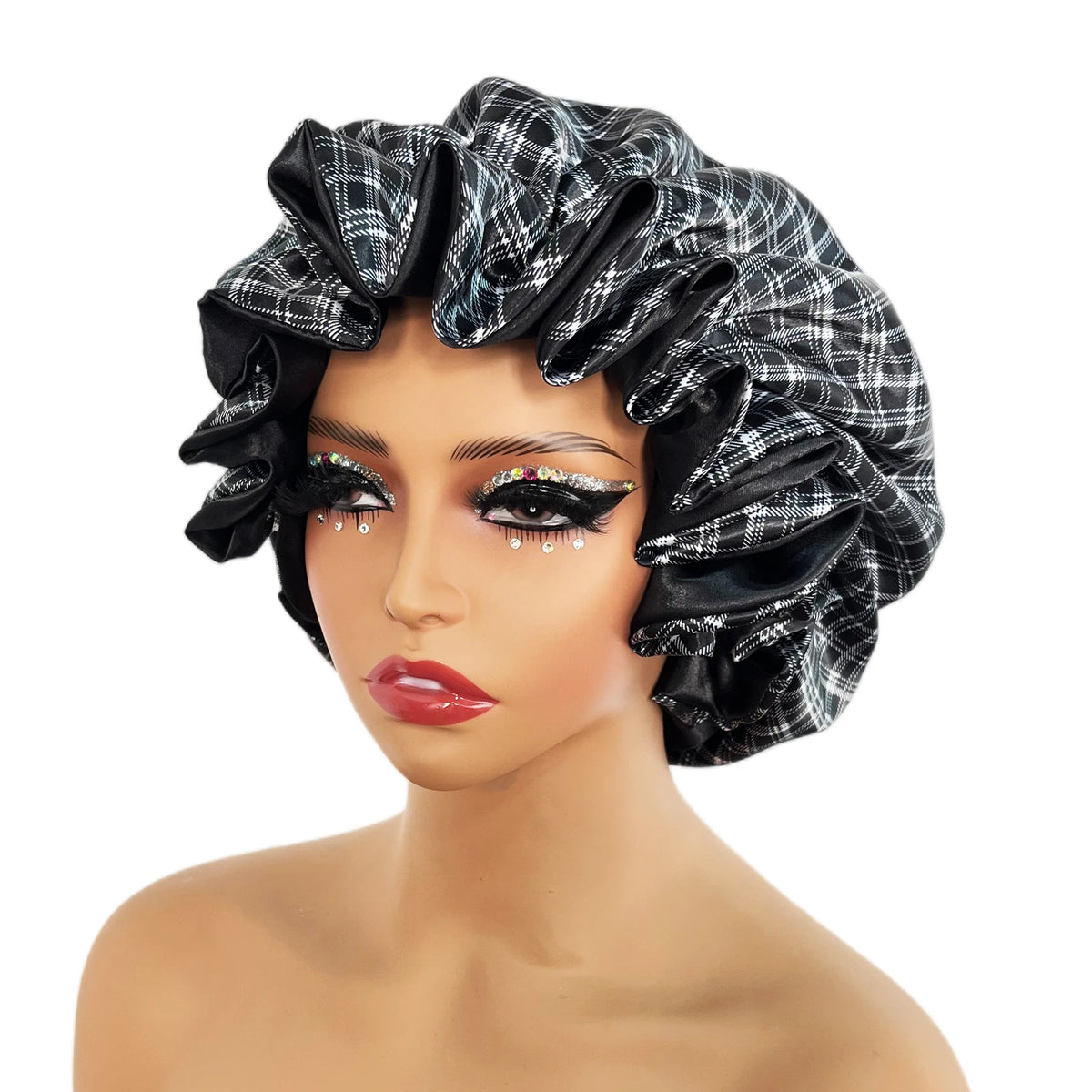 Printed Satin Sleep Bonnet