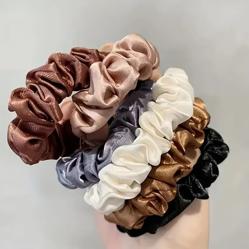 Velvetide Satin Scrunchie Set of 6 – image 4