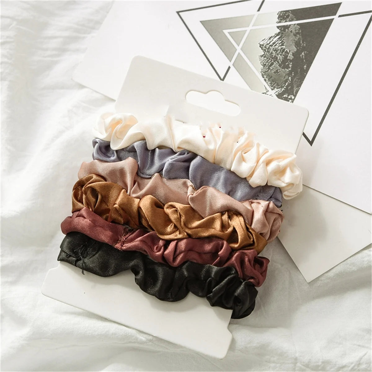 Velvetide Satin Scrunchie Set of 6 – image 2