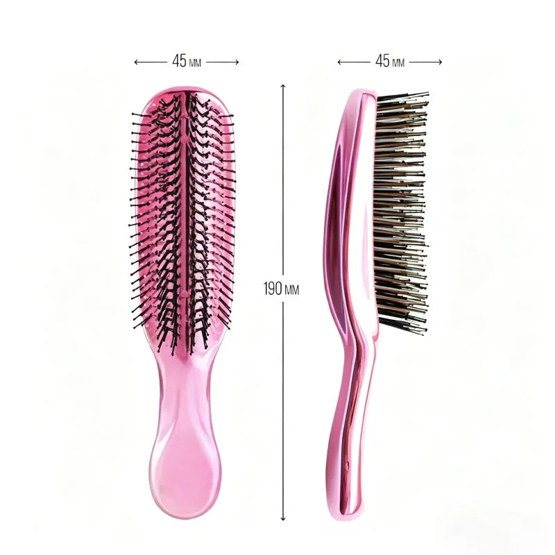 Velvetide Scalp Massage Brush in Pink