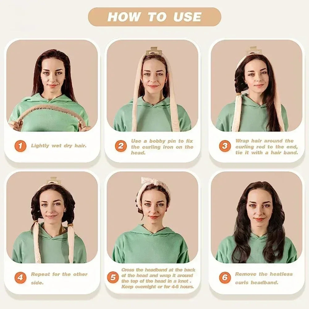 How to use The Curl Set heatless curler
