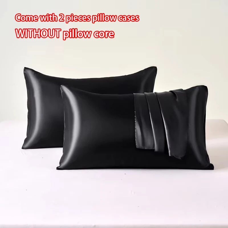 Velvetide Satin Pillowcase Pair, UK standard size – image 10