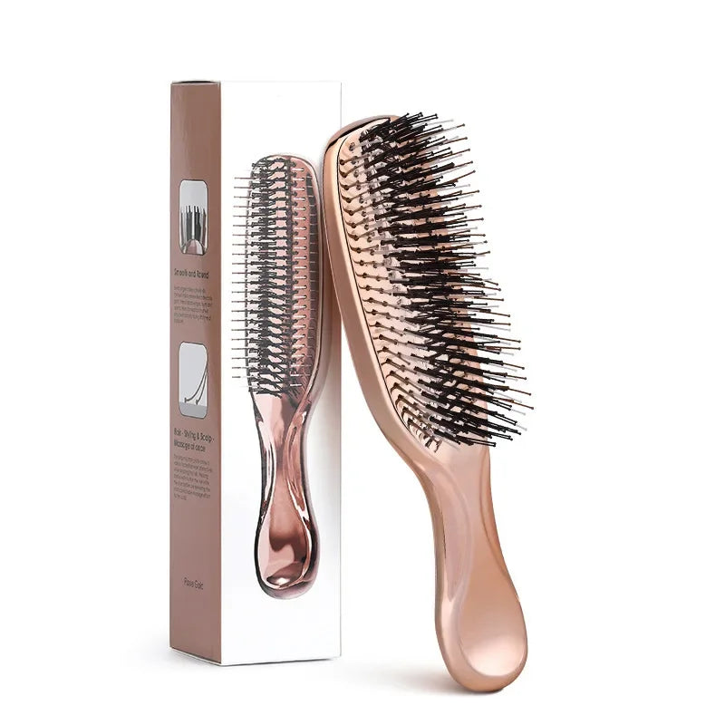 Velvetide Scalp Massage Brush in Rose Gold