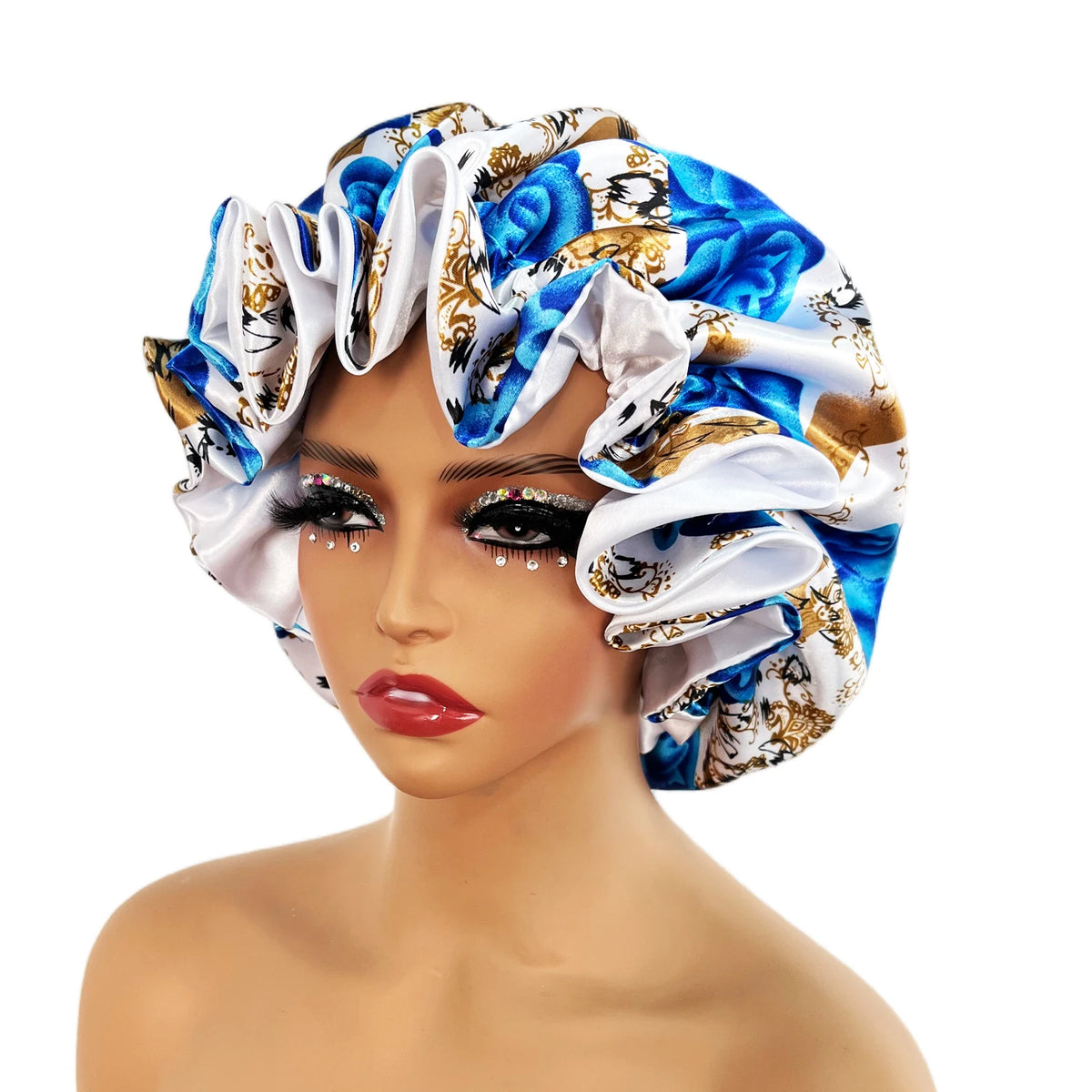 Printed Satin Sleep Bonnet